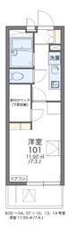 レオパレス新座サンハイツの物件間取画像